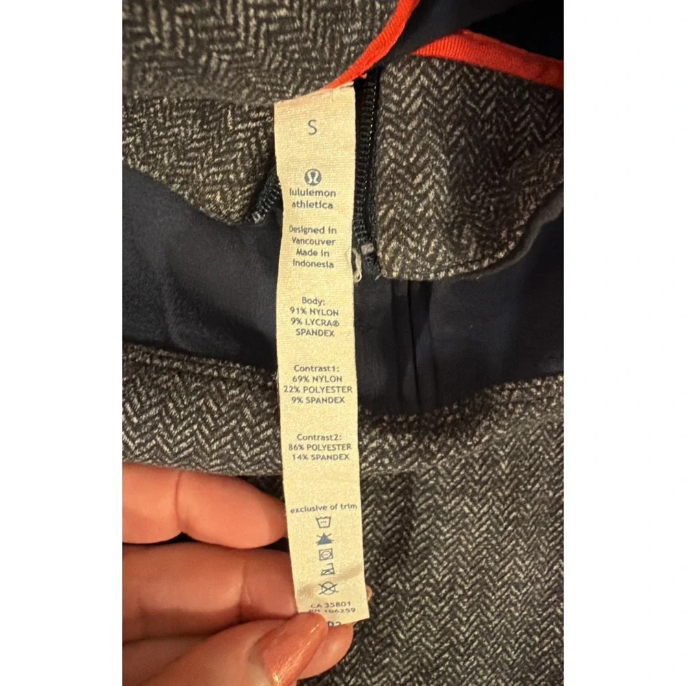 Lululemon 1/2 Zip Pullover Jacket Blue Stretch Men Size Small